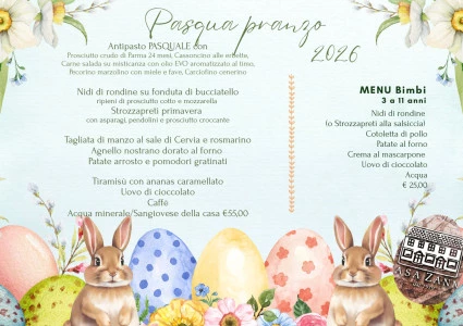 Menu pranzo di Pasqua